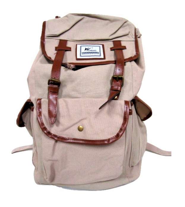 YK Pack Beige Canvas Bag