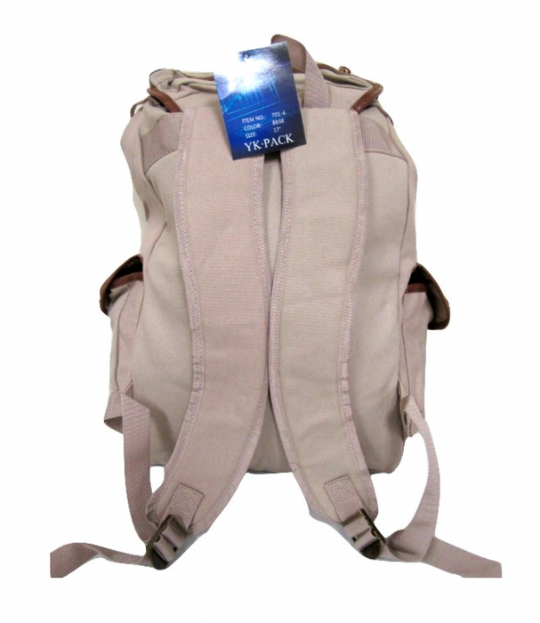 YK Pack Beige Canvas Bag