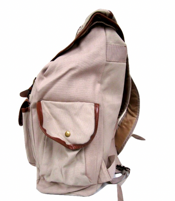 YK Pack Beige Canvas Bag