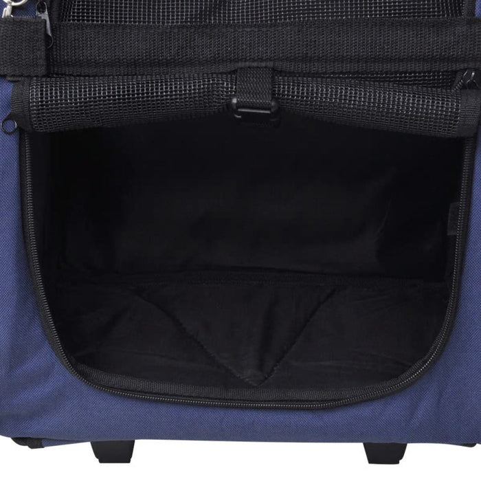 Foldable Multipurpose Pet Trolley Blue