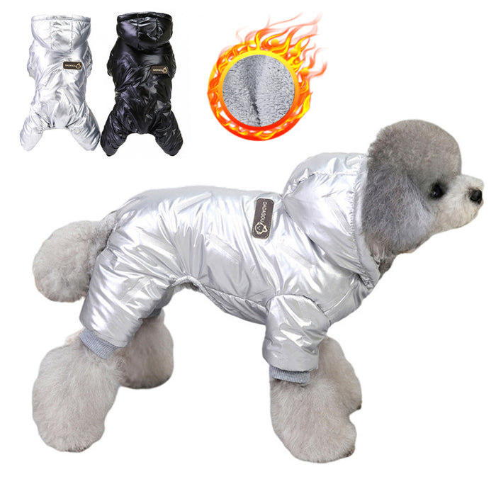 Winter Warm Pet Dog Jumpsuit Waterproof Dog Clothes for Small Dogs; Dog Winter Jacket Yorkie Costumes Shih Tzu Coat Poodle Outfits