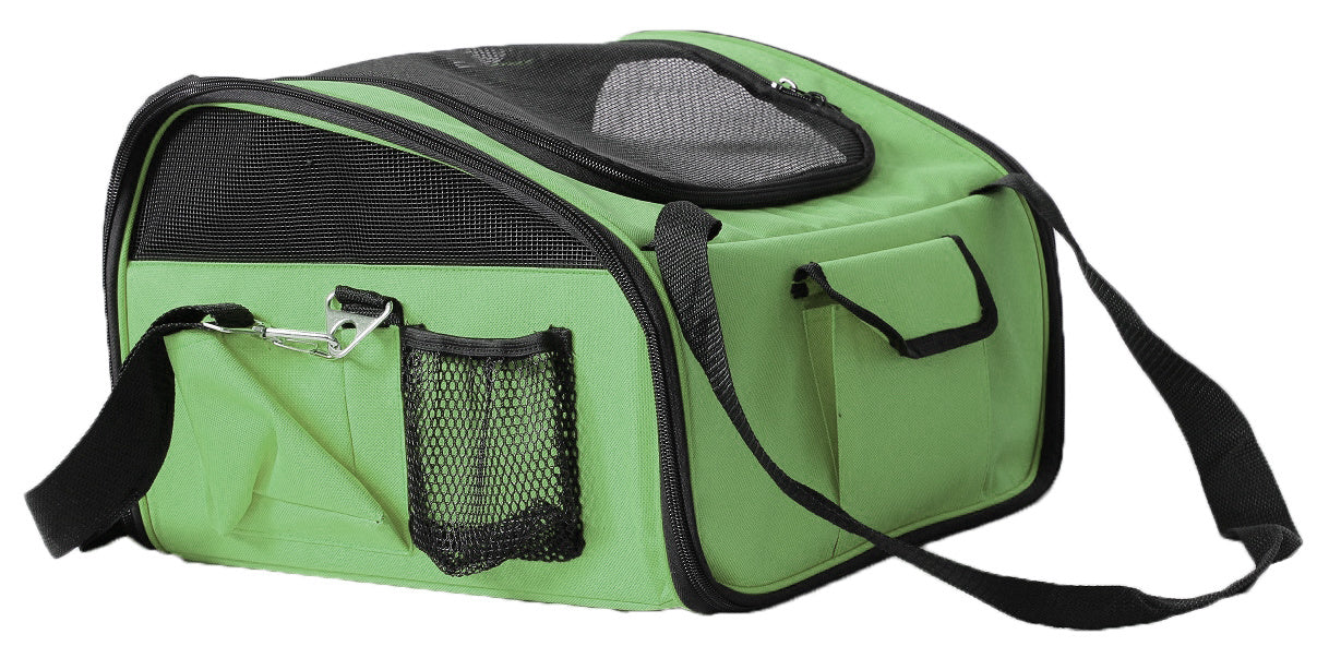 Ultra-Lock' Collapsible Safety Travel Wire Folding Pet Car Seat Carrier
