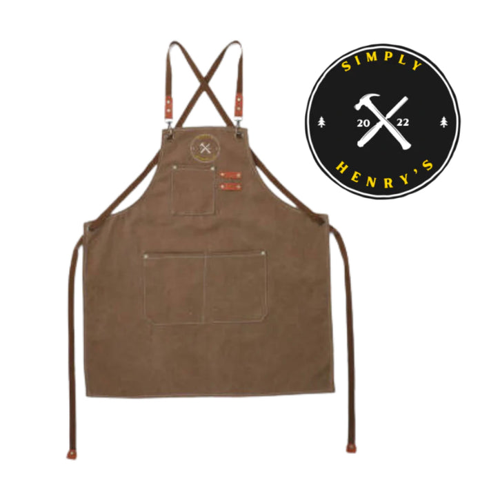 Simply Henry's Canvas Apron Heavy Duty For Pet Groomers