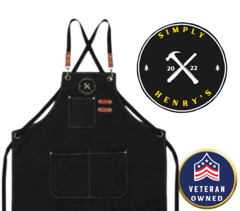 Simply Henry's Canvas Apron Heavy Duty For Pet Groomers