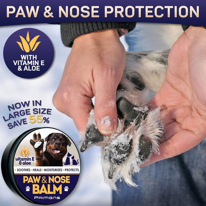 Natural Dog Paw Balm Dog Paw Protection for Hot Pavement Dog Paw Wax for Dry Paws and Nose Canine Paw Moisturizer for Cracked Paws Cream Butter for Cat Dogs Paw Protectors Paw Pad Lotion