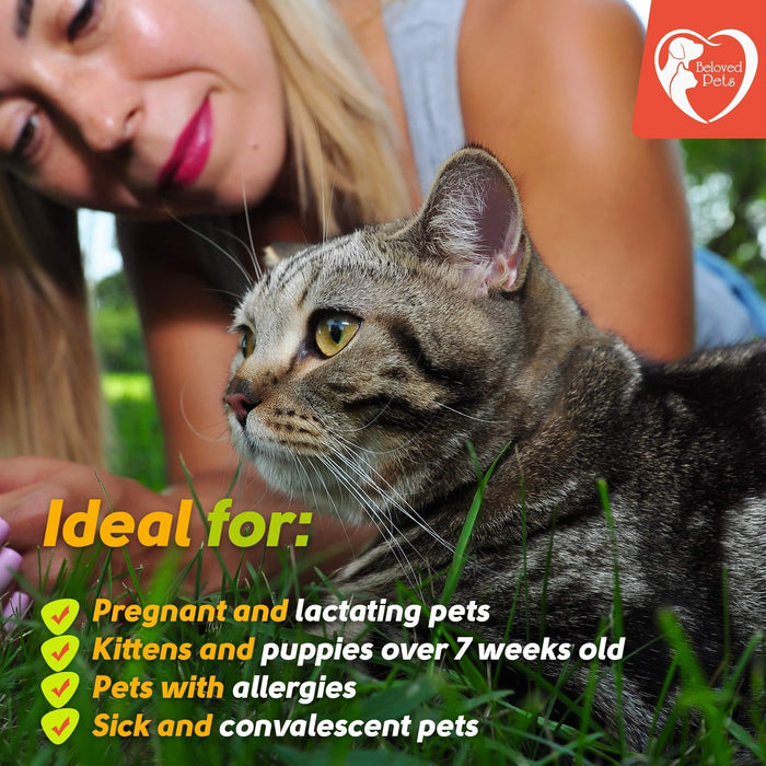 Flea and Tick Prevention for Dogs Cats Rabbits Natural Flea Treatment Home Pest Control Topical Flea Mosquito Repellent for Puppy Kitten 3 Drops for Small and Large Pet