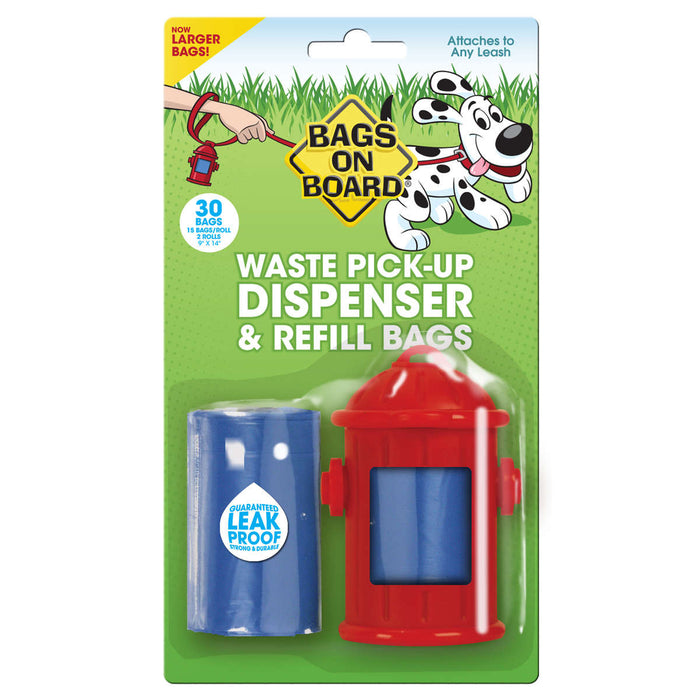 Fire Hydrant Dispenser and Pick-up Bags 30 bags