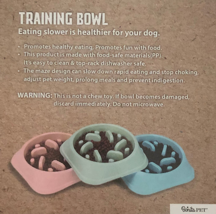 Bonita Pet Slow Feeder Training Bowl