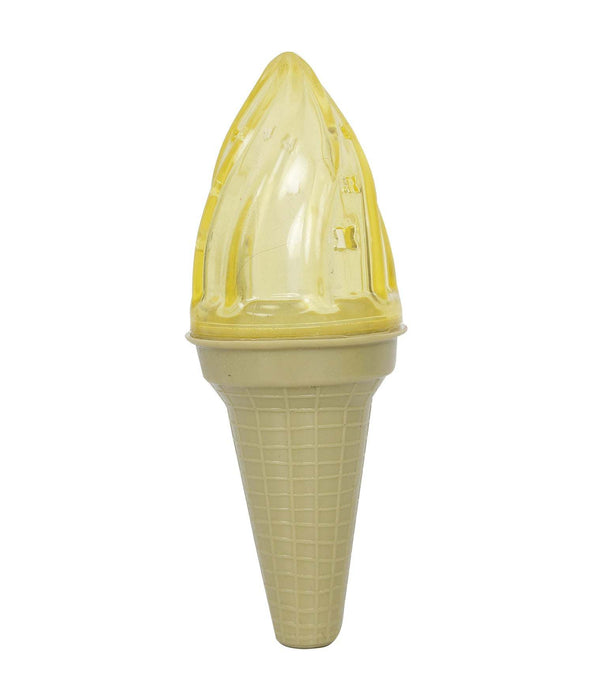 Pet Life Ice Cream Cone Popsicle Cooling 'Lick And Gnaw' Water Fillable And Freezable Rubberized Dog Chew And Teether Toy