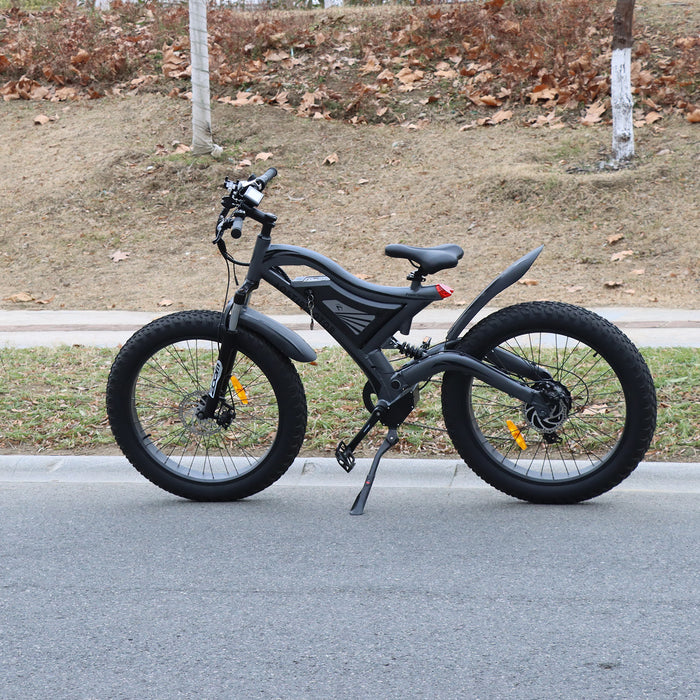 New Pattern Electric Bike Fat Tire With Removable Lithium Battery for Adults