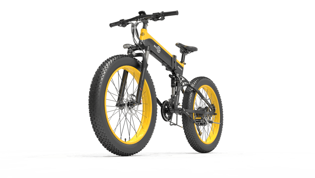 Bezior X1500 Full Suspension 1500W Motor 48V 26inch Wheel Foldable Electric Bike