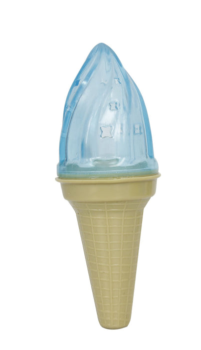 Pet Life Ice Cream Cone Popsicle Cooling 'Lick And Gnaw' Water Fillable And Freezable Rubberized Dog Chew And Teether Toy