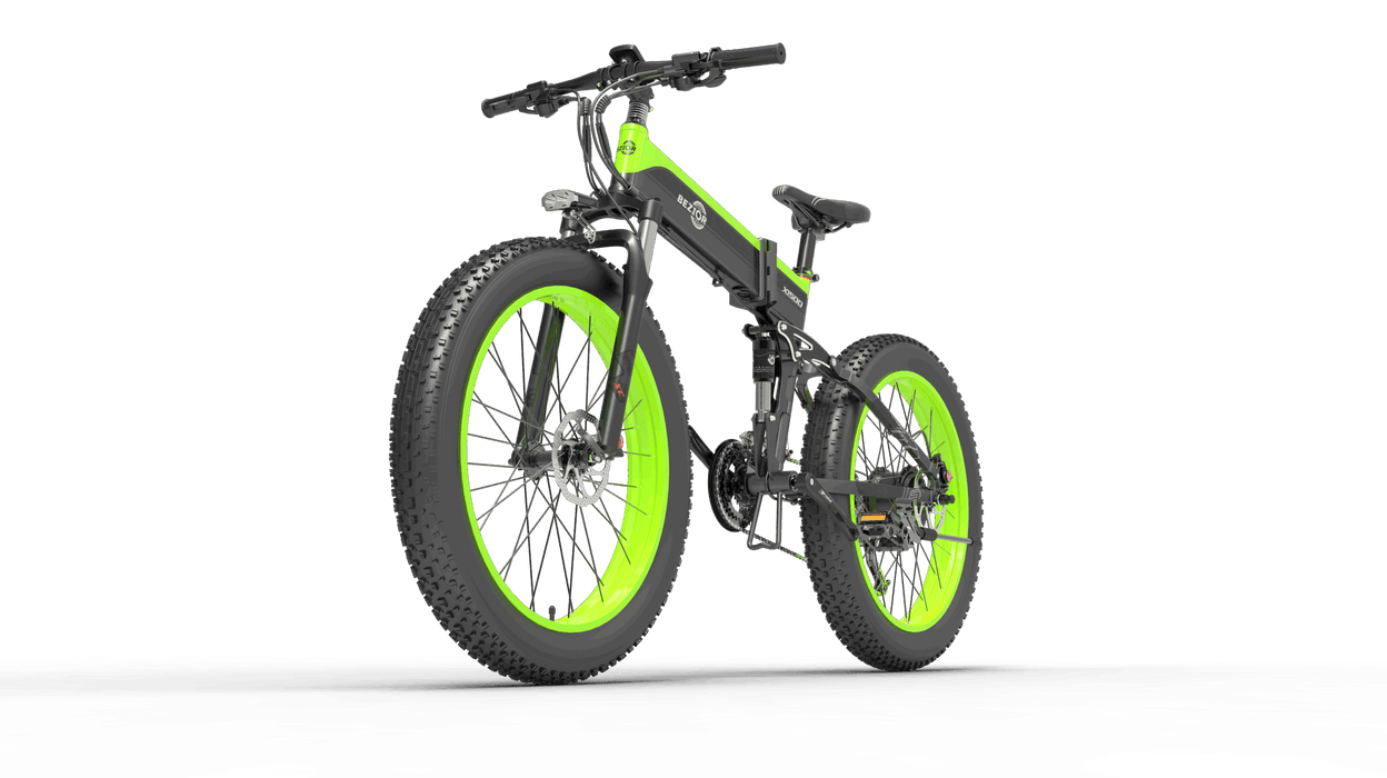 Bezior X1500 Full Suspension 1500W Motor 48V 26inch Wheel Foldable Electric Bike