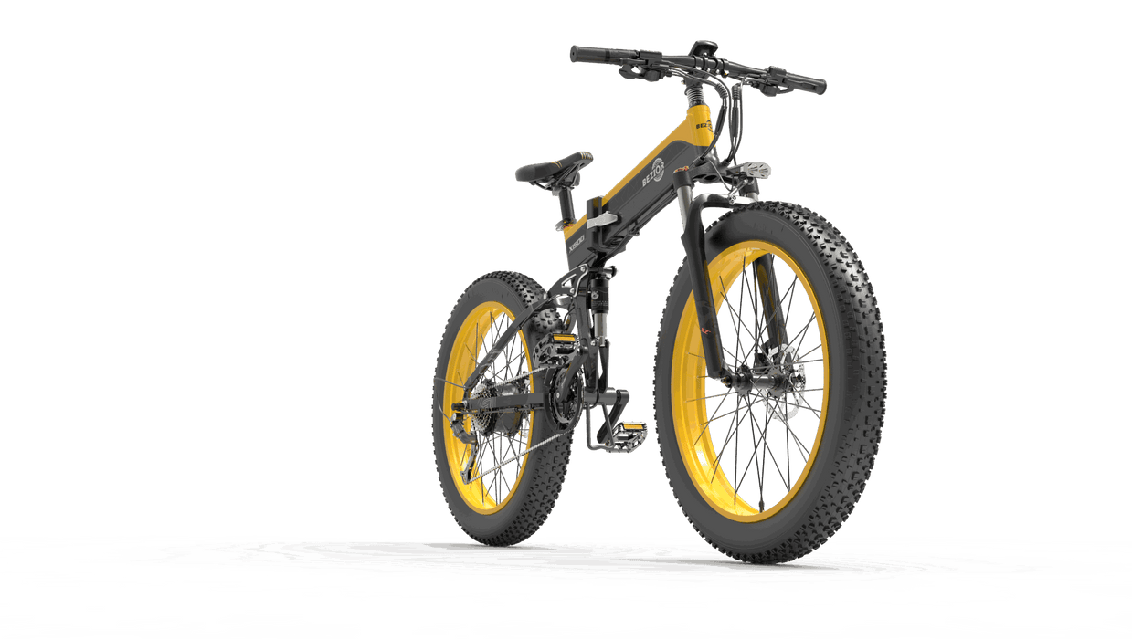 Bezior X1500 Full Suspension 1500W Motor 48V 26inch Wheel Foldable Electric Bike