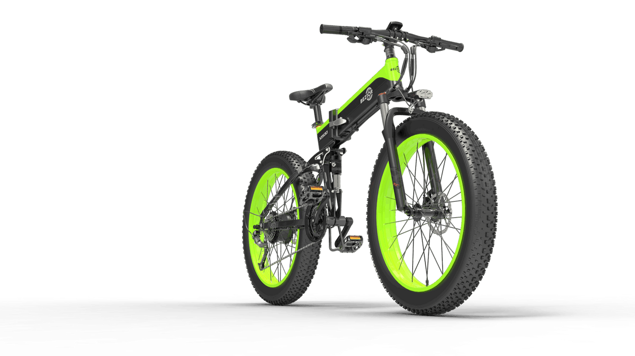 Bezior X1500 Full Suspension 1500W Motor 48V 26inch Wheel Foldable Electric Bike