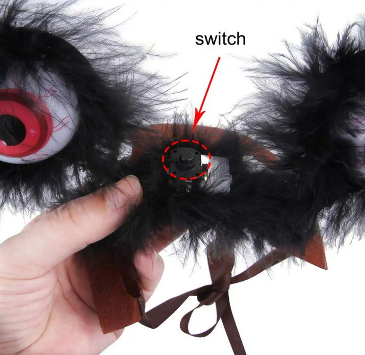 Pets Flashing Eyeball Headband for Halloween